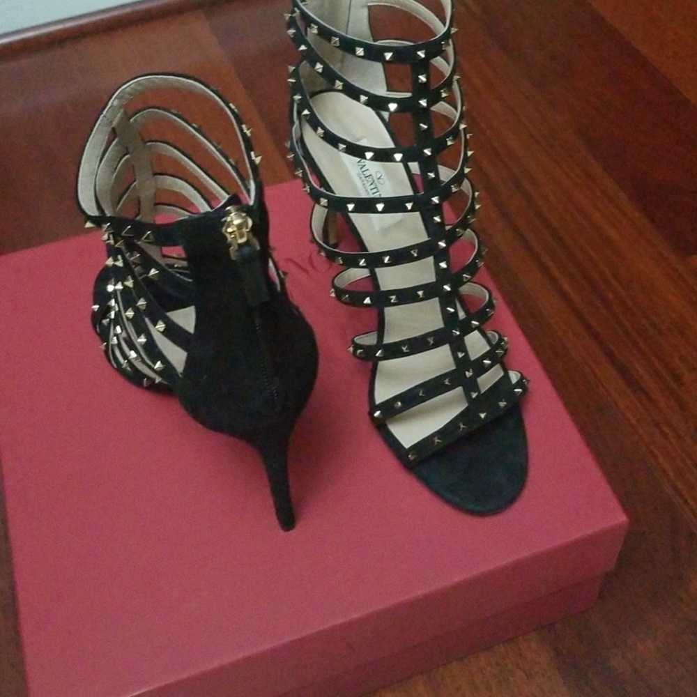 Suede Valentino Sandals